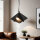 Moderne Pendelleuchte E27 Schwarz 3-flmg