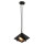 Moderne Pendelleuchte E27 Schwarz 3-flmg