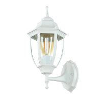 Weiße Außenwandlampe rustikale Laterne LYON...