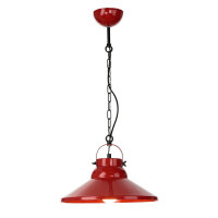 Pendelleuchte IRON in Rot