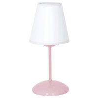 Schlichte Tischleuchte NIGHT in Rosa