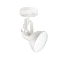 Weiße Spot Lampe DALLAS Retro Design E14 verstellbar