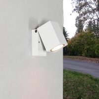 Außenleuchte AALBORG Weiß verstellbar IP44...