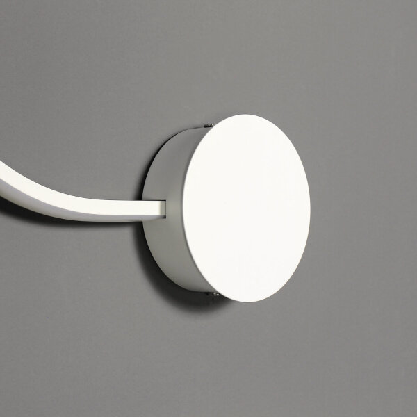 LED Wandlampe WAY Weiß Metall Modern dekorativ Flur