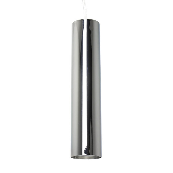 Metall Hängelampe Esstisch in Chrom Ø5,5cm GU10