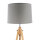 Stehlampe Dreibein Holz Stoff Skandinavisch FLORA