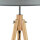 Stehlampe Dreibein Holz Stoff Skandinavisch FLORA