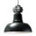 XL Industrielampe 77cm schwarz