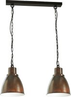 Loft H&auml;ngelampe Braun Industrial Style Handarbeit