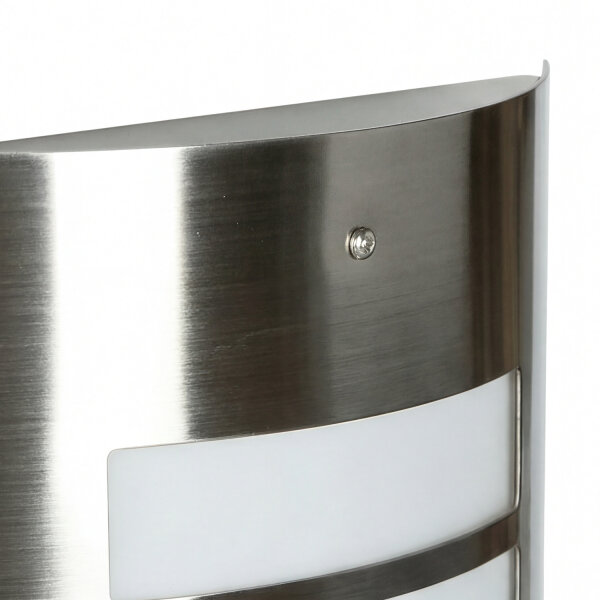 Außenwandlampe Edelstahl IP44 wetterfest Haus Modern