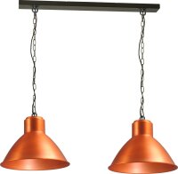 Design Pendelleuchte Kupfer 2xE27 &Oslash;45cm Handarbeit